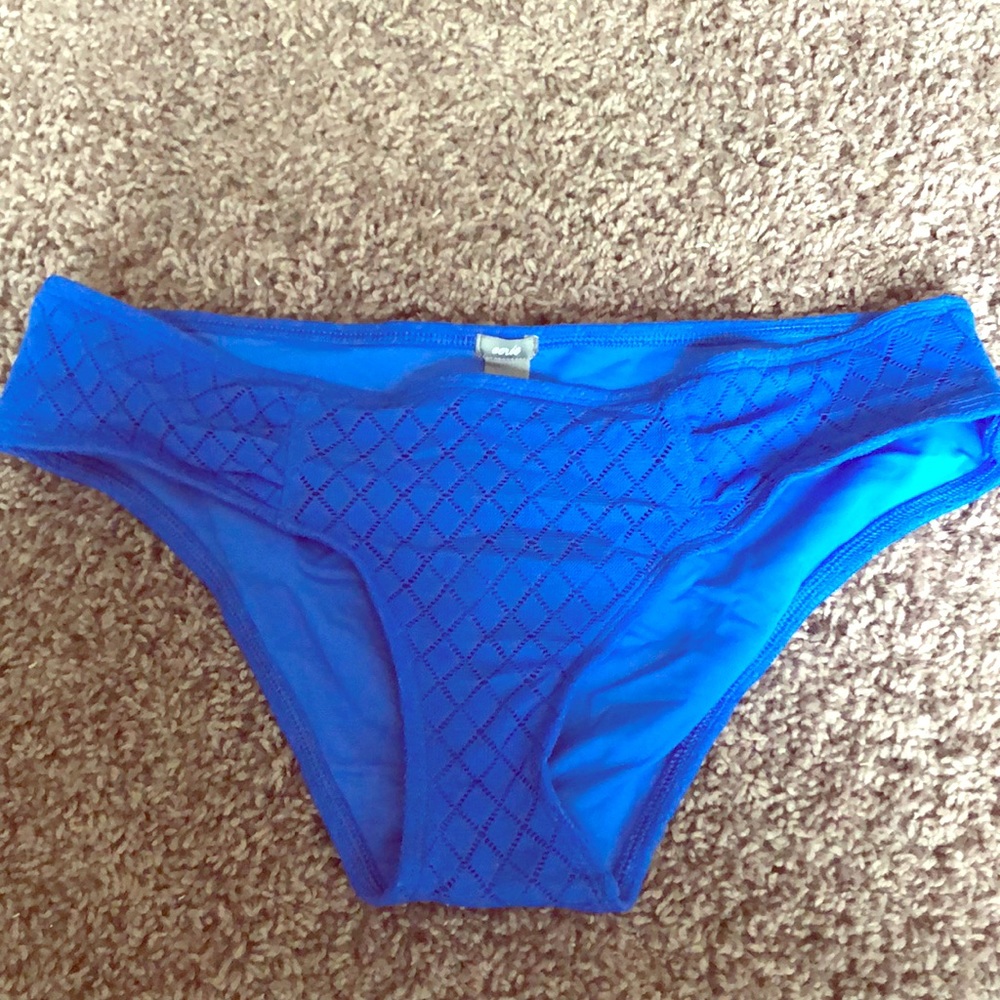 Royal blue crochet bottoms